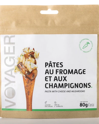 Repas lyophilisé Pâtes fromage champignons